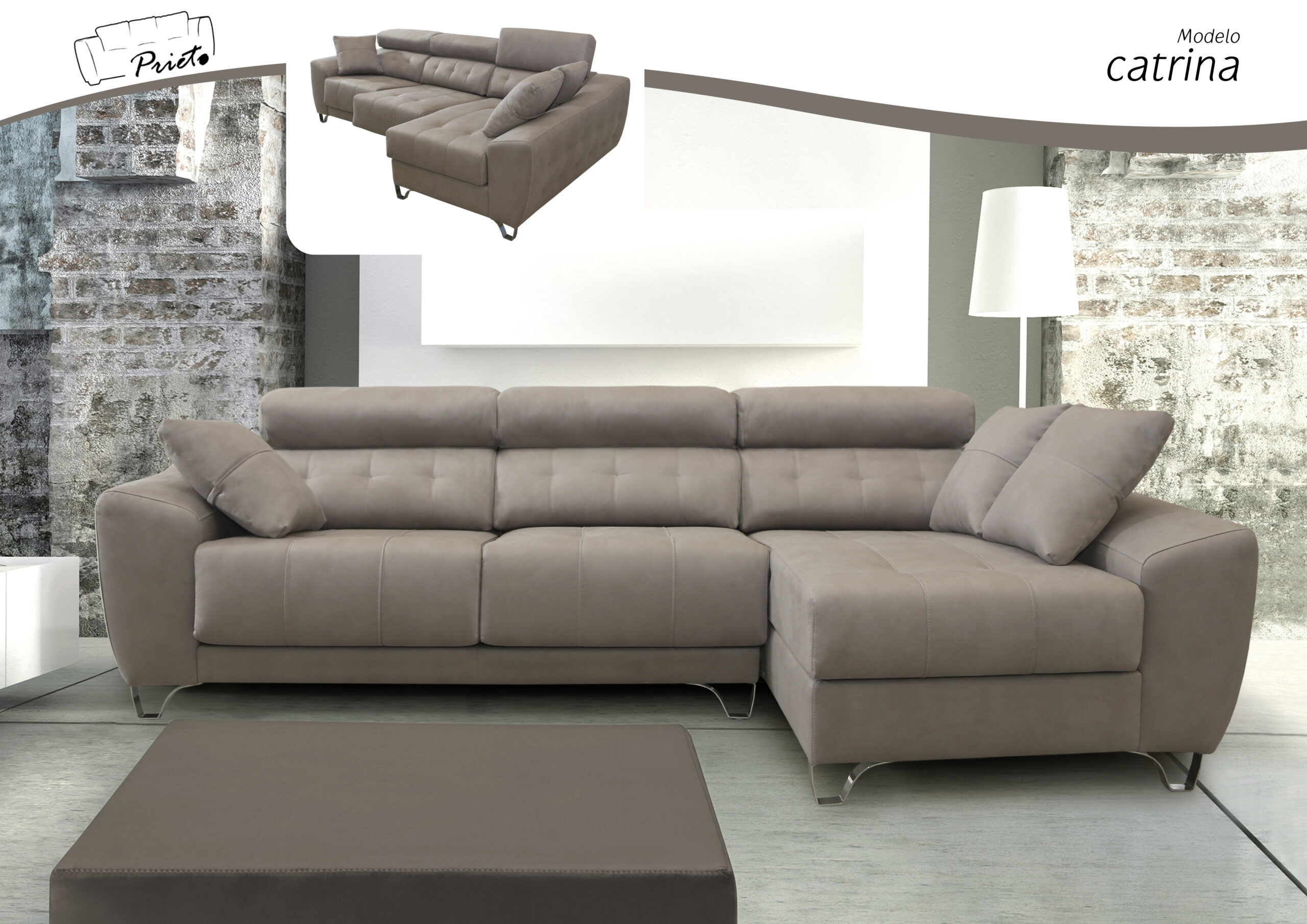 Chaise Longue Mod. Catrina