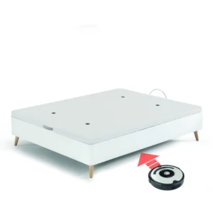 Canapé madera sobreelevado con tapa abatible  Ref. CM-ALHAMBRA