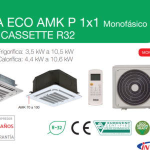 CASSETTE MONOFÁSICO 1X1 R32 Riello