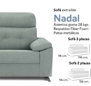 SOFA  2+3 PLAZAS MOD. NADAL